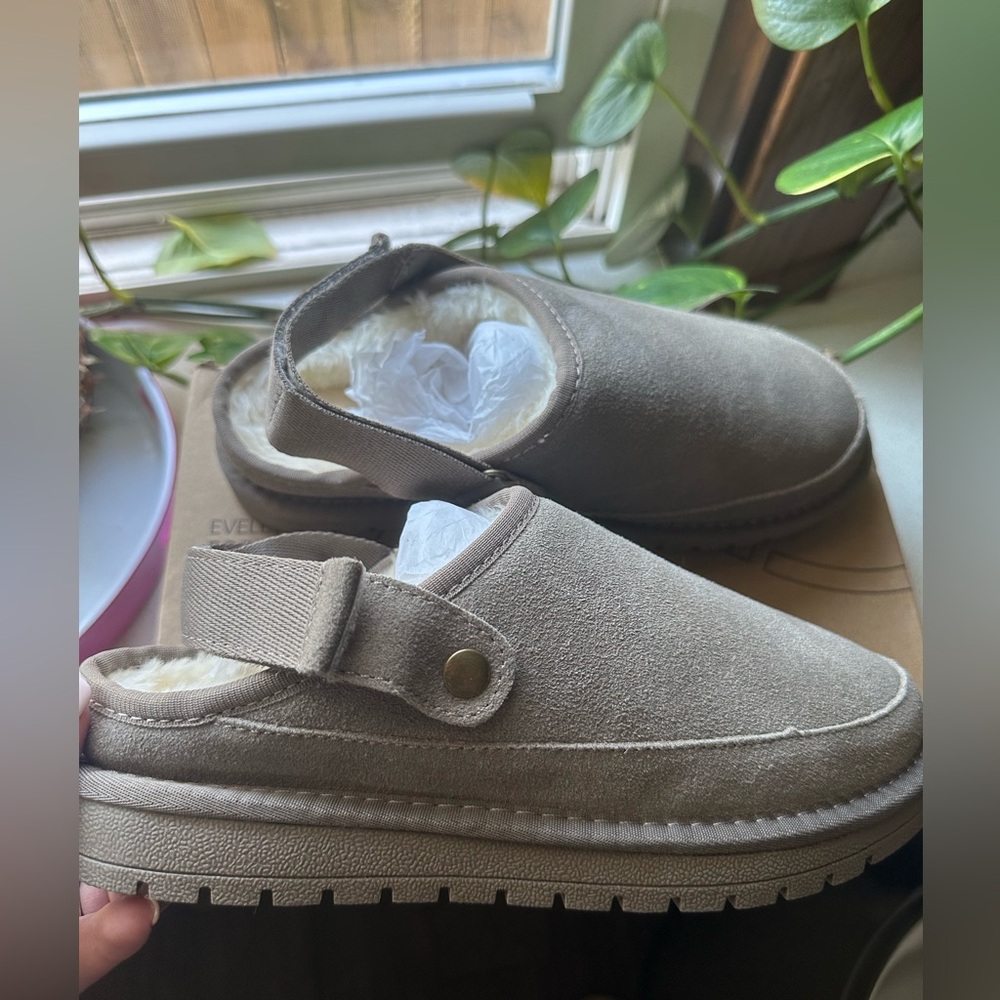 Cozy Suede Slip-On Slippers